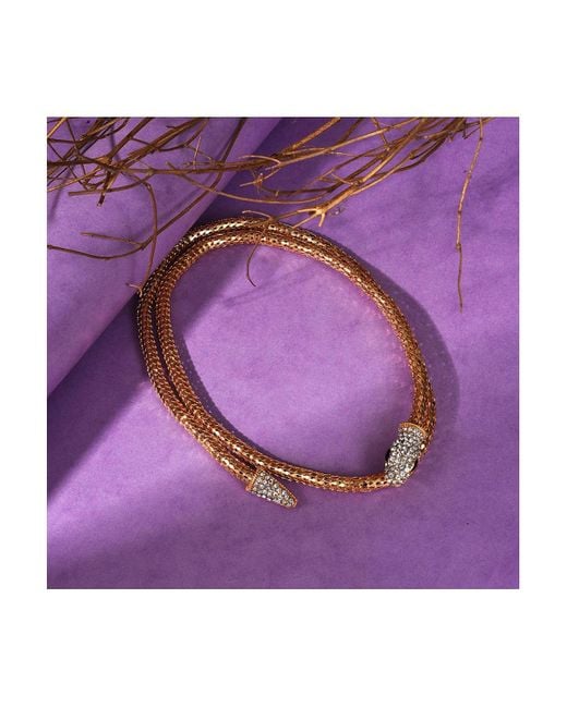 SOH Metallic Snakehead Statement Necklace