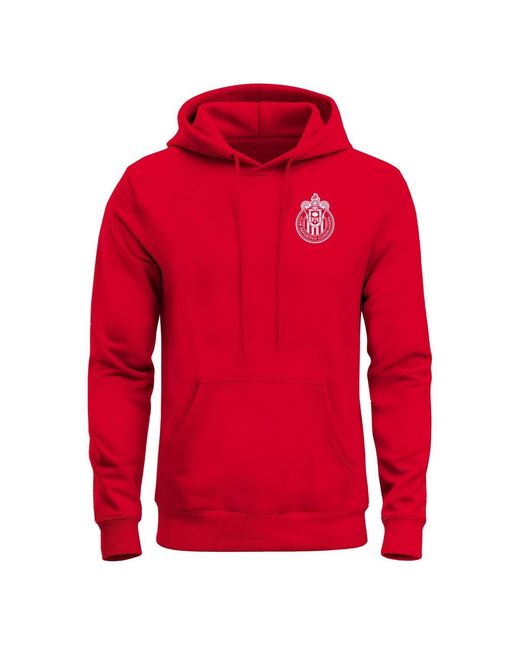1863fc Red Chivas True Glory Fleece Hoodie for men