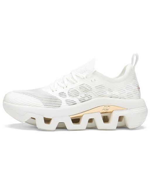 Pinnip White Performance Sneakers Wave for men