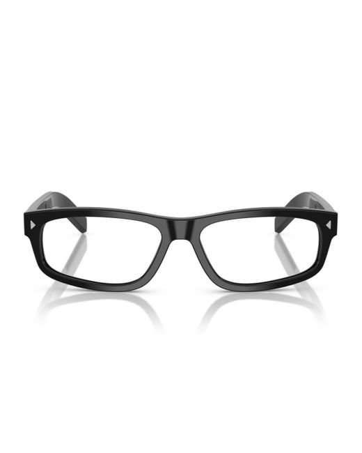 Prada Brown Rectangle Eyeglasses for men