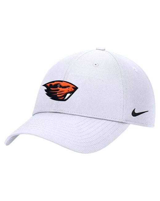 Nike White Oregon State Beavers 2025 On-field Club Performance Adjustable Hat