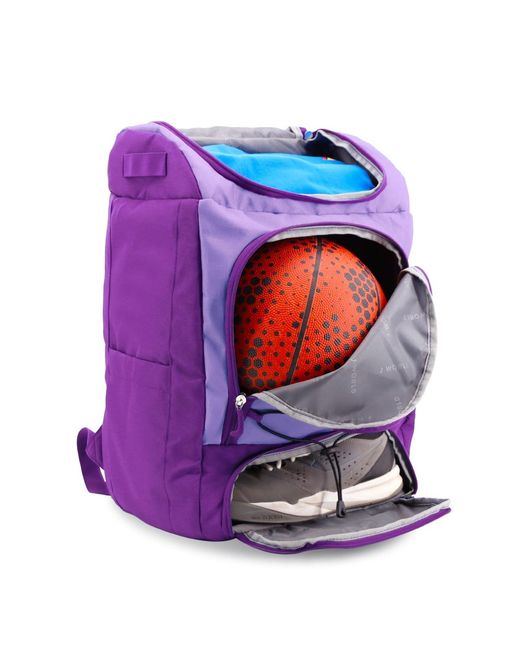 J World Purple Athlete Backpack