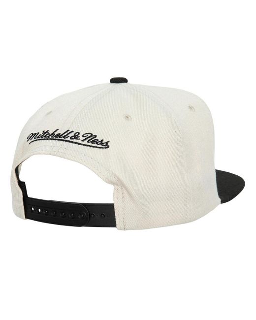 Mitchell & Ness White Houston Astros Cooperstown Collection Basic Flip Snapback Hat for men