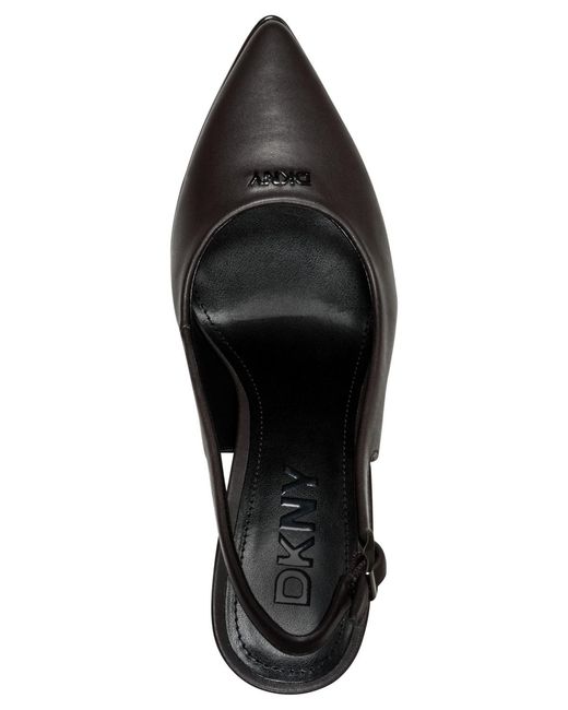 DKNY Black Preston Slingback Pumps