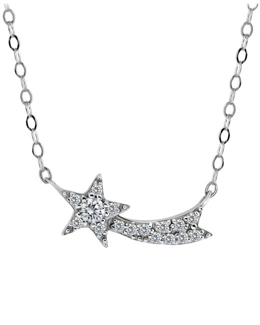 Giani Bernini Metallic Cubic Zirconia Shooting Star Pendant Necklace