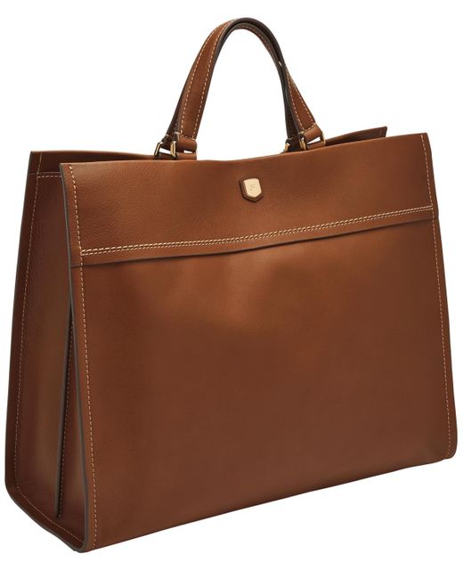 Fossil Brown Gemma Large Tote Bag