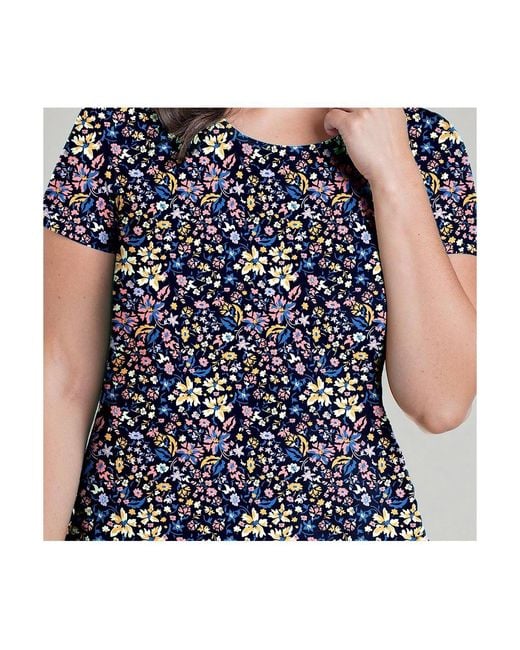 Calypsa Blue Plus Size Adele Swim Top