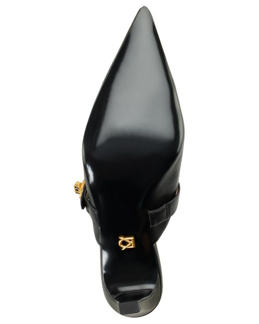 Donna Karan Black Thompson Mule Pumps