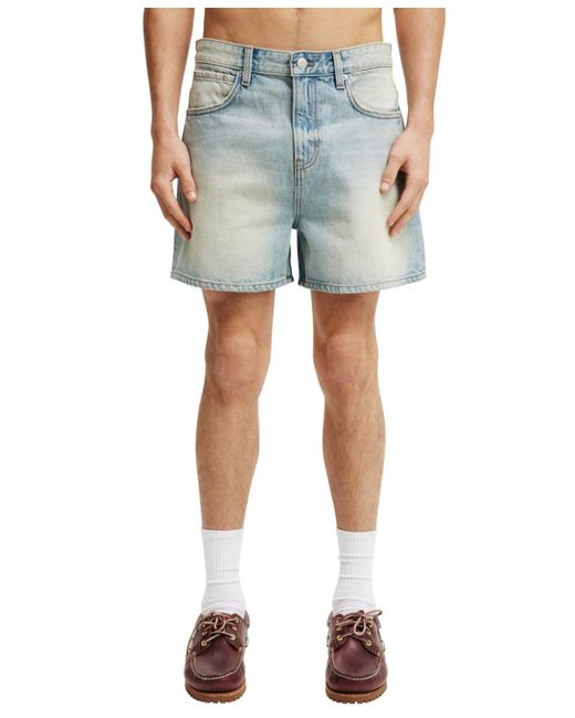 Cotton On Blue Denim Shorts for men