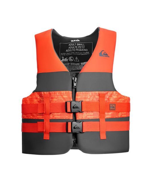 Quiksilver Red Quiksilver Uscg Approved Life Vest