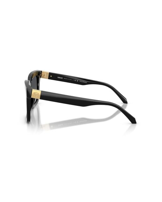 Versace Black Polarized Sunglasses