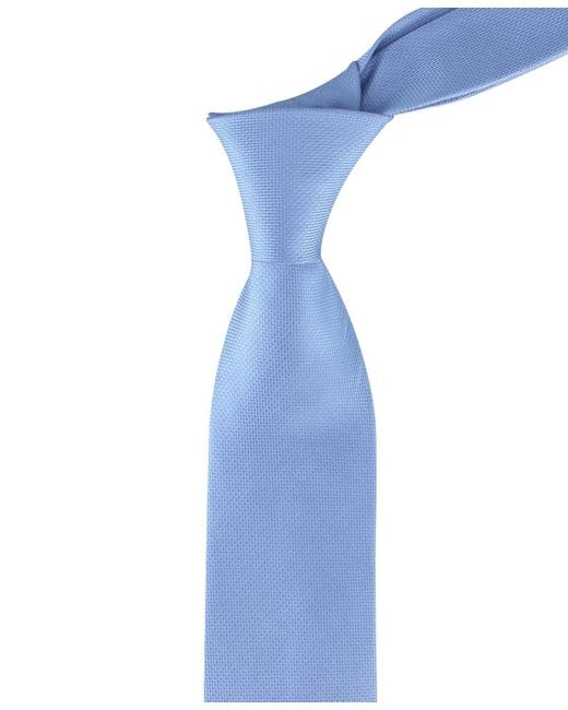 Calvin Klein Blue Solid Silk Classic Tie for men