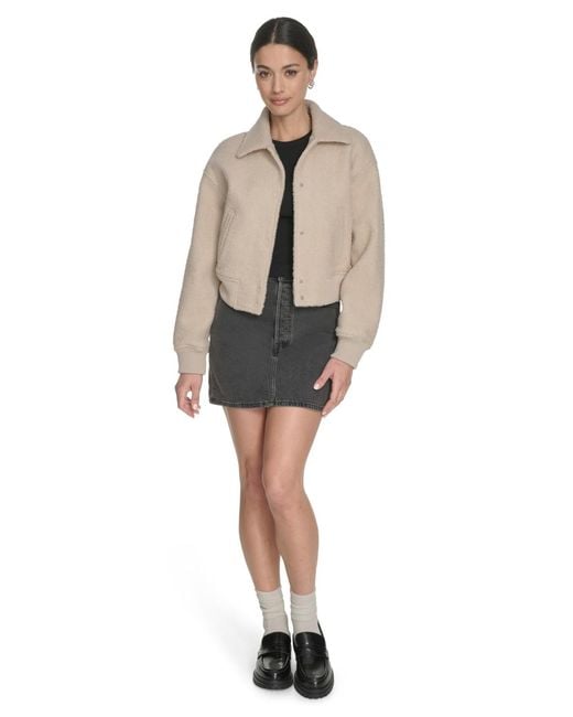 Levi's Natural Laydown Collar Bomber Jacket