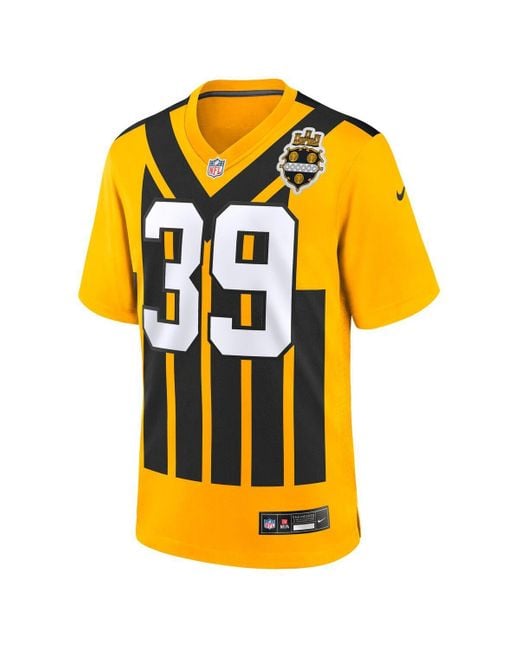 Nike Yellow Minkah Fitzpatrick Pittsburgh Steelers Alternate Game Jersey for men