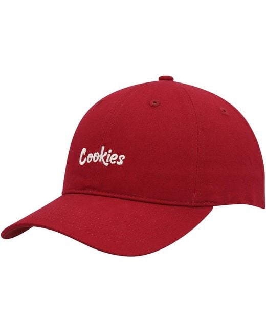 Cookies Red Original Dad Adjustable Hat for men