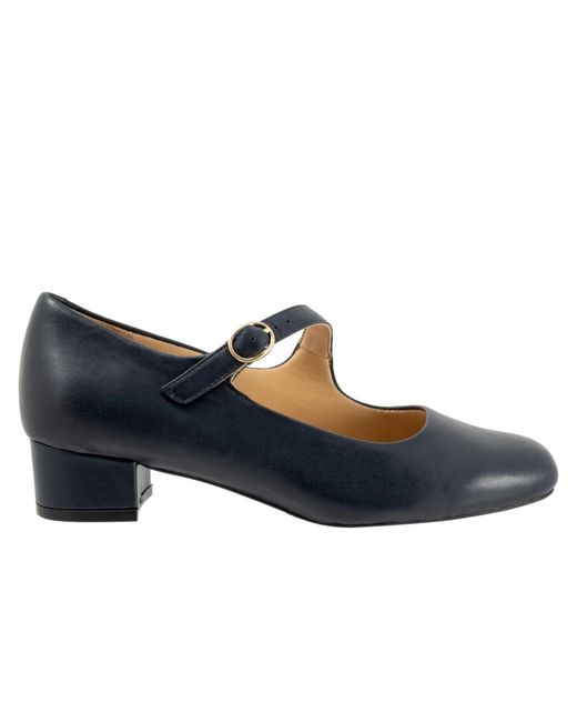 Trotters Blue Desna Pump