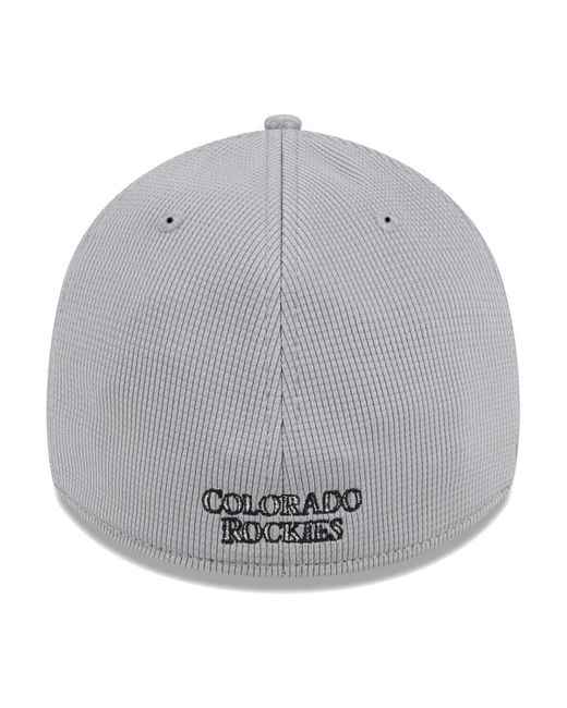 KTZ Gray Colorado Rockies Active Pivot 39thirty Flex Hat for men