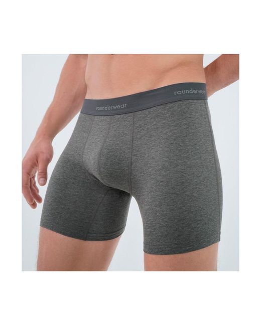 Rounderbum Blue Boxer Brief Essentials 5 Pack for men