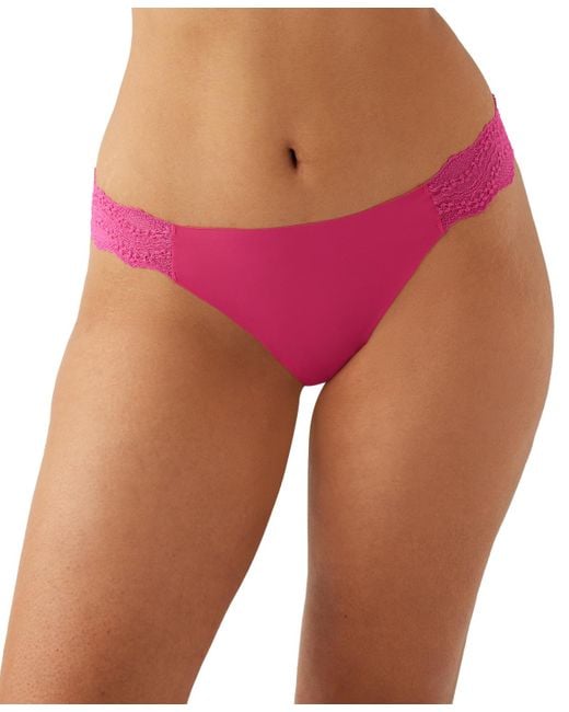 B.tempt'd By Wacoal B. Bare Thong Underwear 976267 in Pink