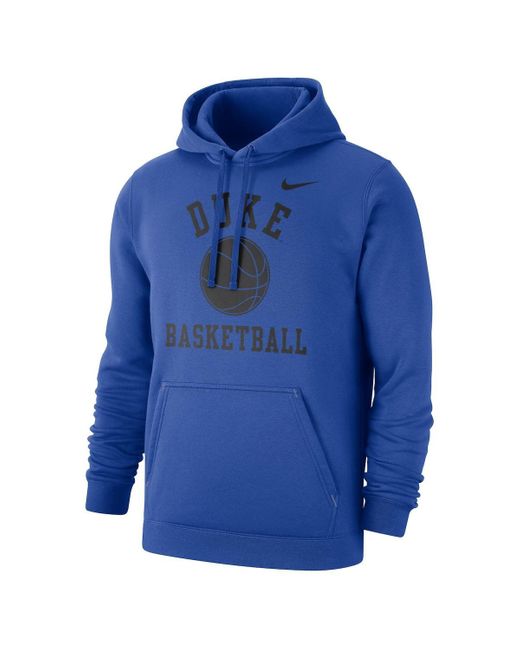 Nike Duke Blue Devils Basketball Club Fleece Pullover Hoodie for men