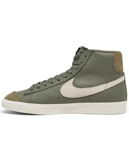 Nike Green Blazer Mid 77 Premium Casual Sneakers From Finish Line for men
