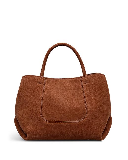 Radley Brown The Compton Suede Small Zip Top Grab Bag