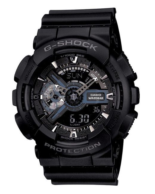 G-Shock Men's Analog Digital Black Resin Strap Watch Ga110-1b for Men ...