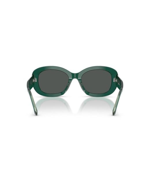 Tory Burch Green Oval Sunglasses
