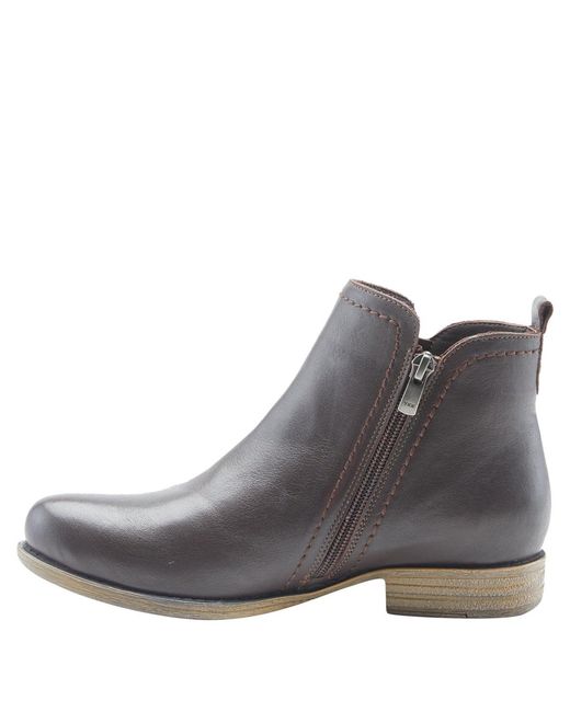 Spring Step Black Oziel Leather Bootie