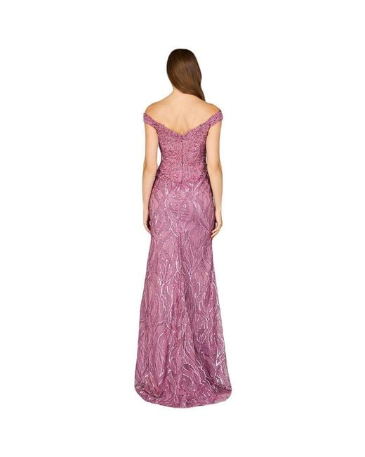 Lara Purple Off Shoulder