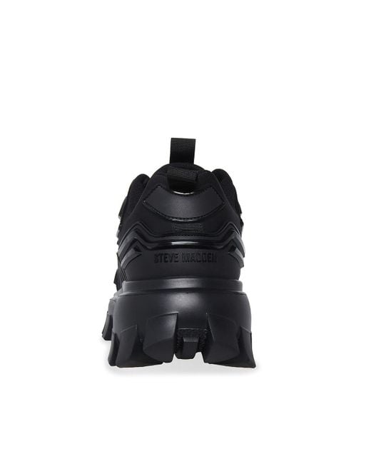 Steve Madden Black Ponce Fashion Sneakers for men