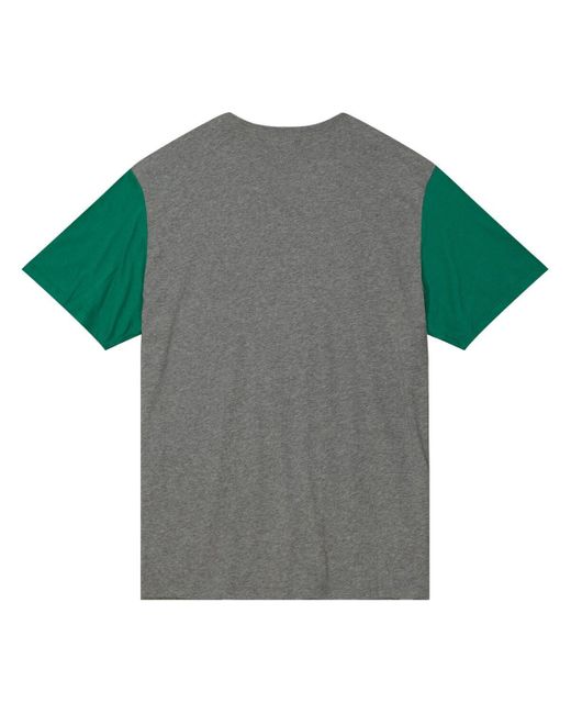 Mitchell & Ness Green Seattle Supersonics Hardwood Classics Color Block T-shirt for men