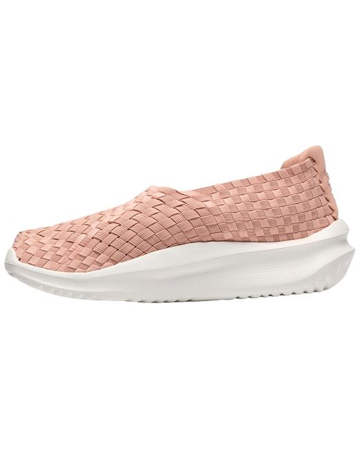 Clarks Pink Cloudsteppers Solevana Weave Slipon
