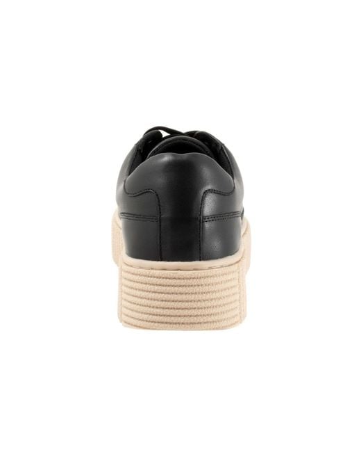 Trotters Black Baylor Sneaker