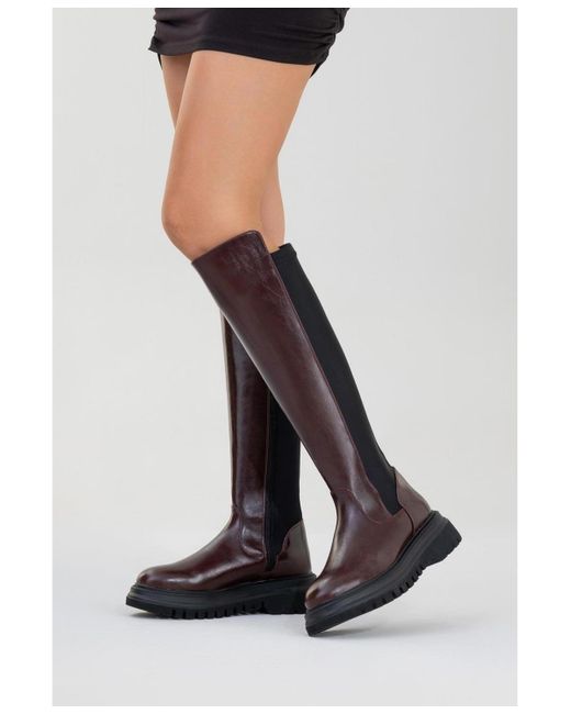 Prologue Shoes Black Shadow Knee High Boot ()