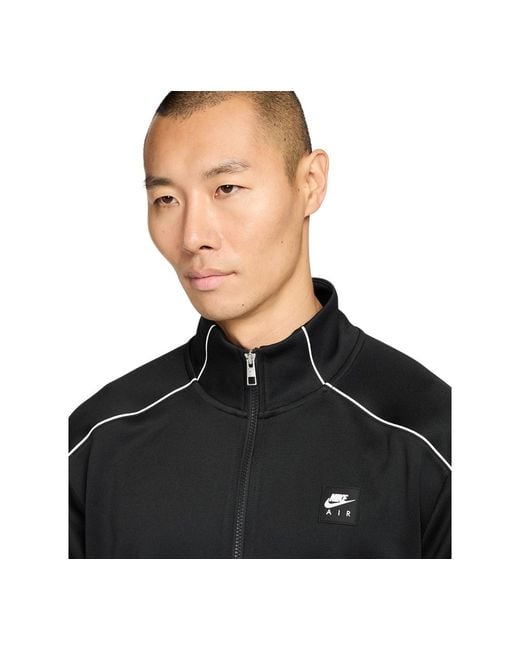 Nike Black Air Knit Front-zip Jacket for men