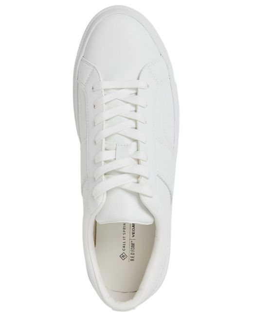 Call It Spring White Riciardo Low Top Sneakers for men