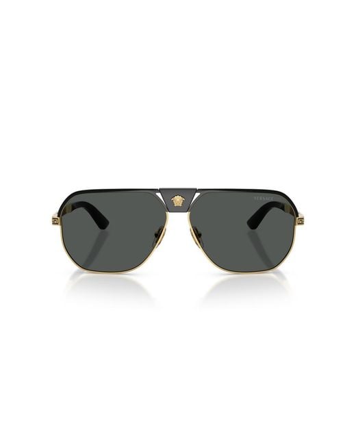 Versace Black Square Sunglasses