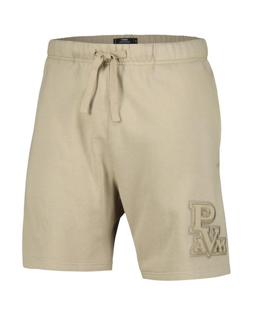 Pro Standard Natural Pro Sdard Prairie View A&m Panthers Neutral Relaxed Shorts for men