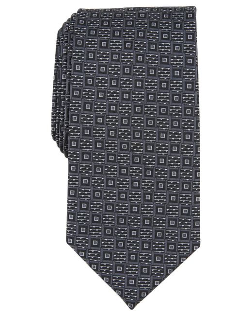 Perry Ellis Gray Randall Neat Square Tie for men