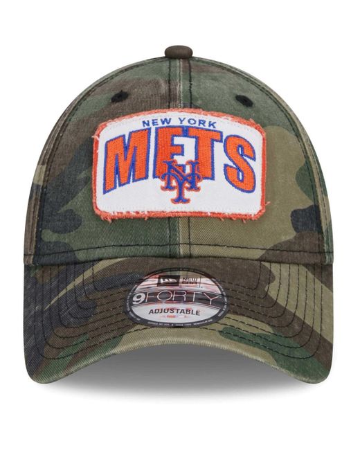 KTZ Gray New York Mets Gameday 9forty Adjustable Hat for men