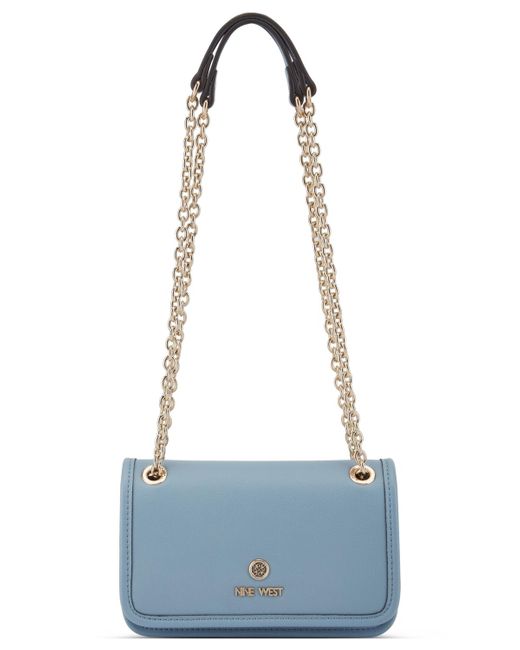 Nine West Saoirse Mini Convertible Crossbody Flap Bag in Blue Lyst