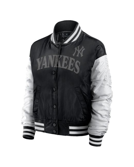 Fanatics Black New York Yankees Elements Wave Full-snap Jacket