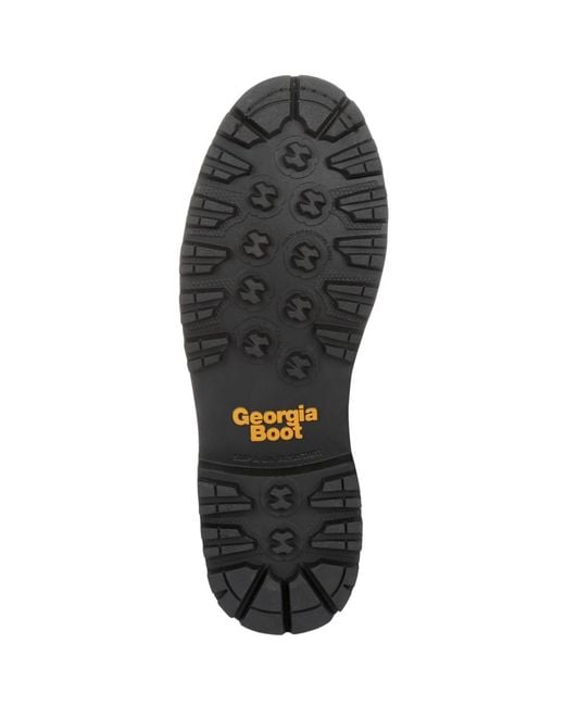 Georgia Boot Black Amp Lt Logger Composite Toe Waterproof Work Boot for men