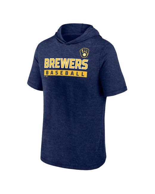Brewers short sleeve hoodie hotsell