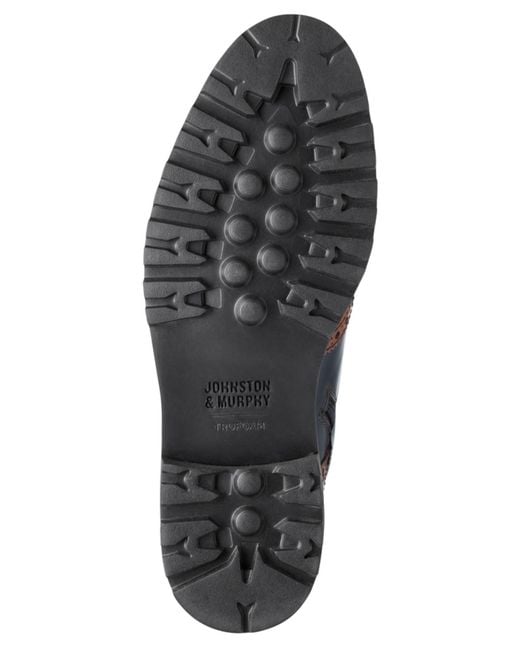 Johnston & Murphy Brown Britton Wingtip Boots for men