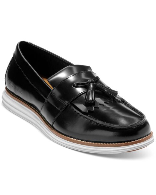 Cole Haan Leather Øriginalgrand Kiltie Tassel Loafer in Black for Men Lyst