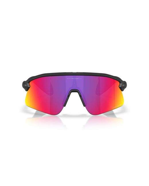 Oakley Pink Stunt Devil Rectangle Sunglasses