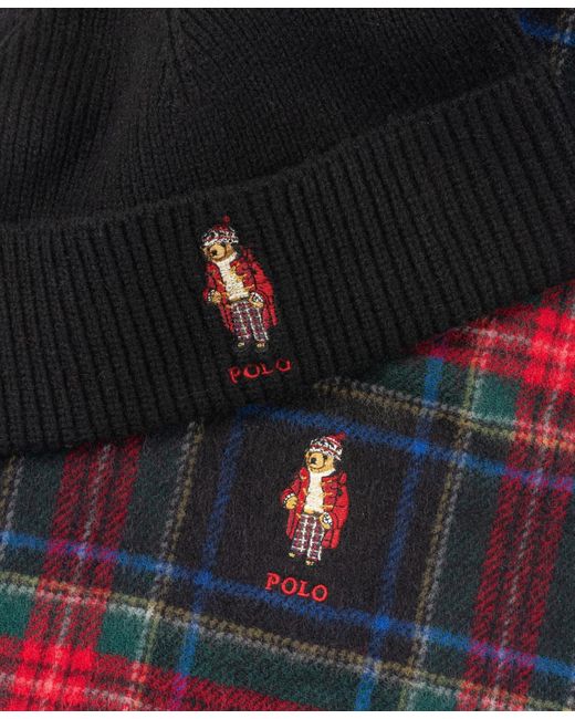 Polo Ralph Lauren Multicolor Tartan Bear Boxed Gift Set for men