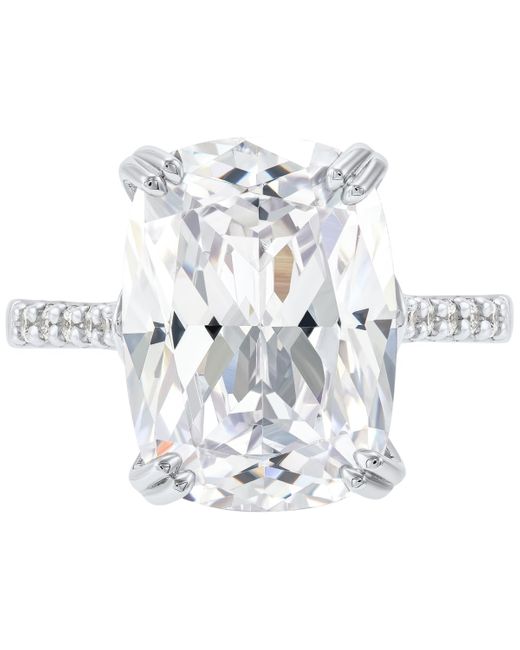 Arabella Metallic Cubic Zirconia Oval Ring